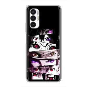 Чехол с принтом «Глаза Anime» для TECNO POVA 3 (LF7n)