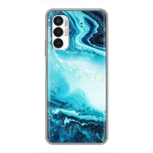 Мраморный чехол на Tecno POVA 3 (LF7n) (VPrint)