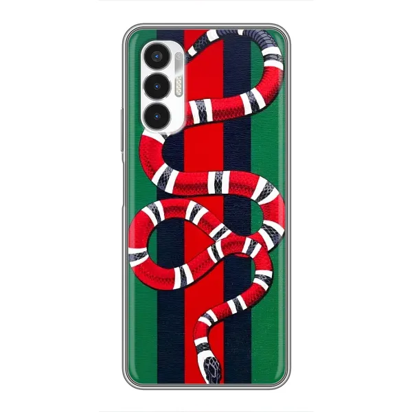 Чехол с принтом «Gucci змия» для TECNO POVA 3 (LF7n)