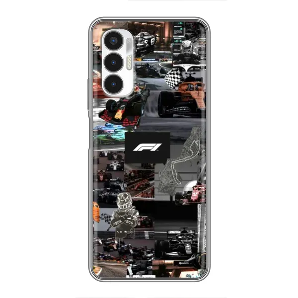 Чохол з принтом «Гоночний колаж Ф1» для TECNO POVA 3 (LF7n)