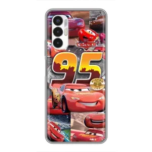 Силіконовий чохол Маквін для Tecno POVA 3 (LF7n) (Колаж Блискавка Маквін)