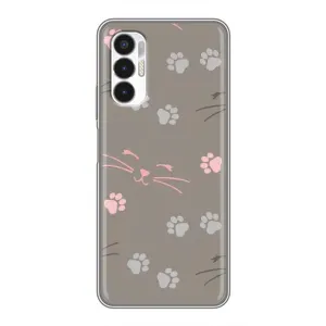 Чохол з малюнком кіт на Tecno POVA 3 (LF7n) (Лапи і вуса)