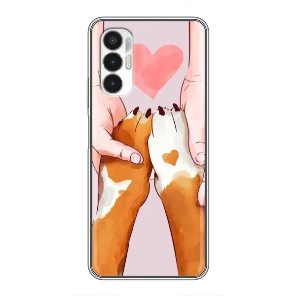 Чехол с принтом «Любовь к собакам» для TECNO POVA 3 (LF7n)