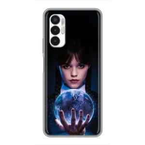 Чохол з дизайном Венздей 2 на Tecno POVA 3 (LF7n) (Магічна сфера Венздей)