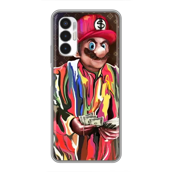 Чехол с принтом «Mario LV» для TECNO POVA 3 (LF7n)