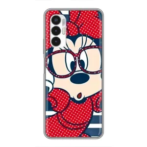Міккі Маус чохол для Tecno POVA 3 (LF7n) (AlphaPrint - Мультяшні) (Маус в окулярах)