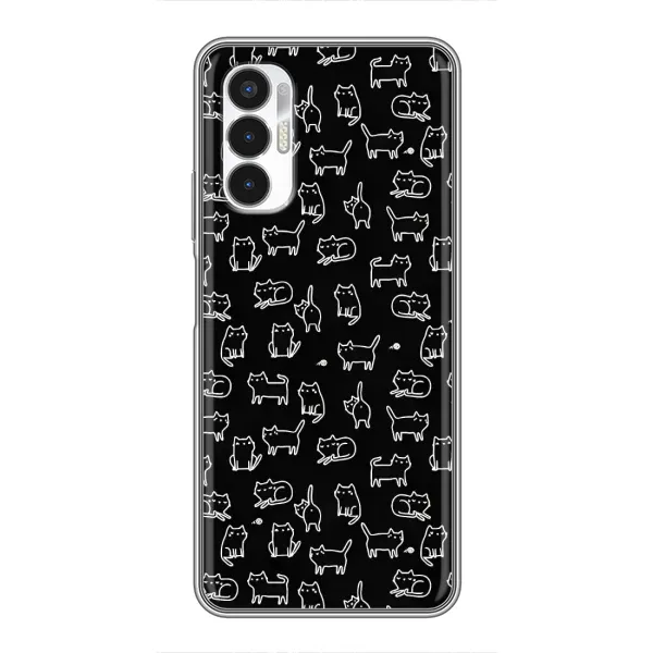 Чехол с принтом «Меленькие котики» для TECNO POVA 3 (LF7n)