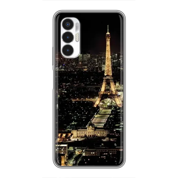 Чехол с принтом «Ночной Париж» для TECNO POVA 3 (LF7n)