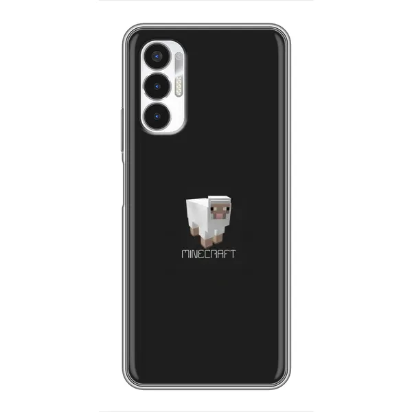 Чехол с принтом «Овечка Майнкрафт» для TECNO POVA 3 (LF7n)
