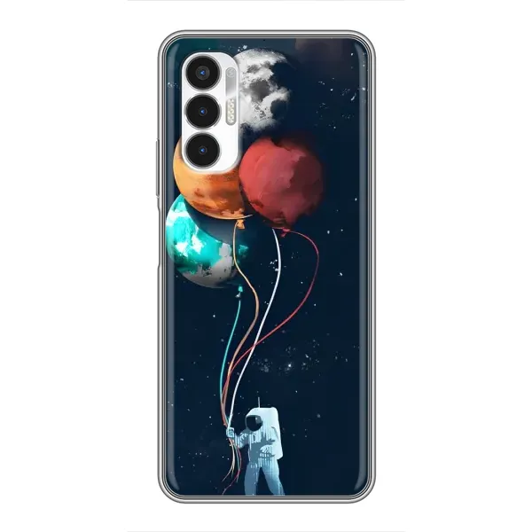 Чехол с принтом «Планеты шарики» для TECNO POVA 3 (LF7n)