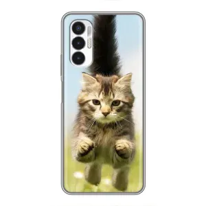 Чохли з Котиками для Tecno POVA 3 (LF7n) (VPrint) (Прижок кота)