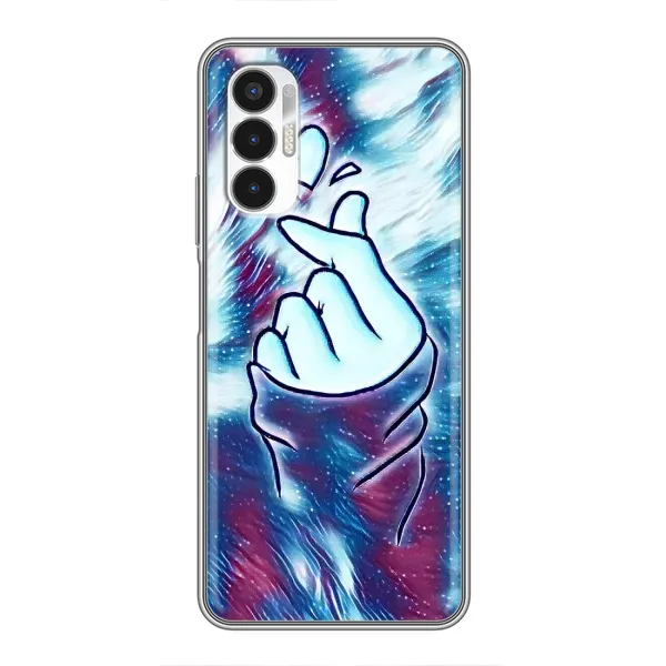 Чехол с принтом «Радужное сердце» для TECNO POVA 3 (LF7n)