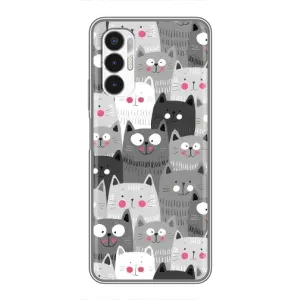 Чохли з Котиками для Tecno POVA 3 (LF7n) (VPrint) (Мальовані котики)