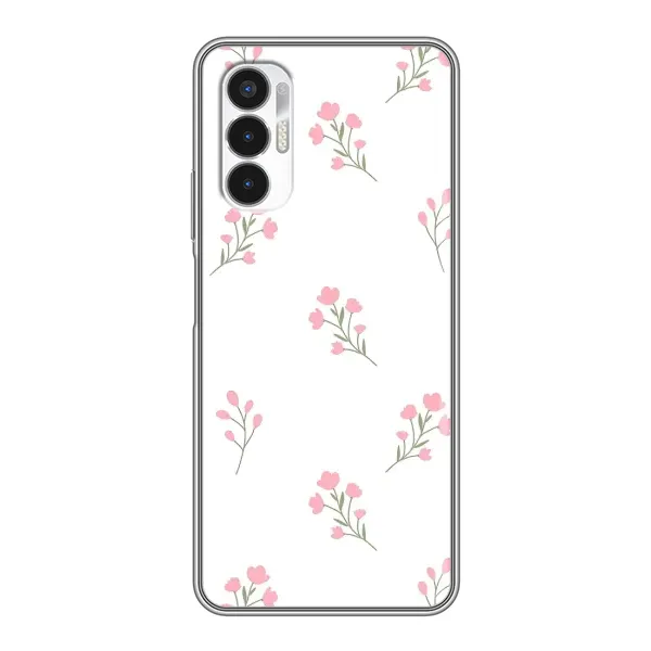 Чехол с принтом «Розовые цветы» для TECNO POVA 3 (LF7n) Чехол с принтом «Розовые цветы» для TECNO POVA 3 (LF7n)