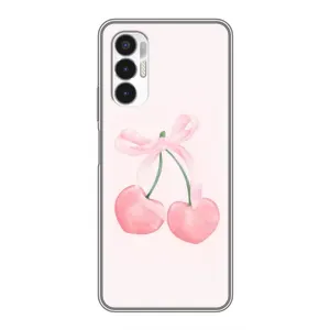 Чохол з розовим принтом для Tecno POVA 3 (LF7n) (Рожеві вишні)