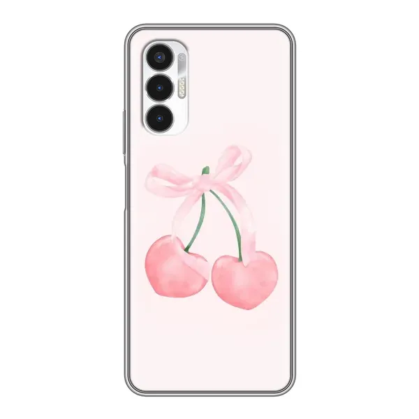 Чехол с принтом «Розовые вишни» для TECNO POVA 3 (LF7n) Чехол с принтом «Розовые вишни» для TECNO POVA 3 (LF7n)