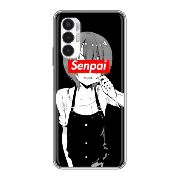 Чехол с принтом «Senpai» для TECNO POVA 3 (LF7n)