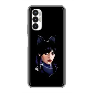 Чохли Венсдей на Tecno POVA 3 (LF7n) Уенсдей (AlphaPrint)