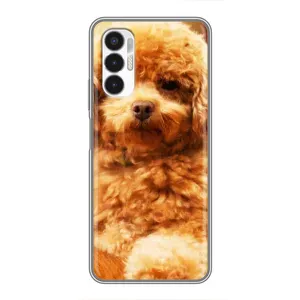 Чехлы с собаками для Tecno POVA 3 (LF7n) (VPrint) (Щенок Бишон)