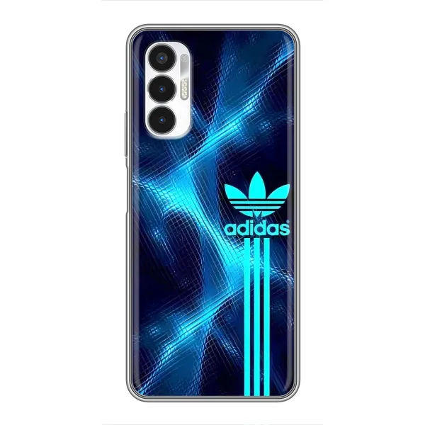 Чехол с принтом «Синий Адидас» для TECNO POVA 3 (LF7n)