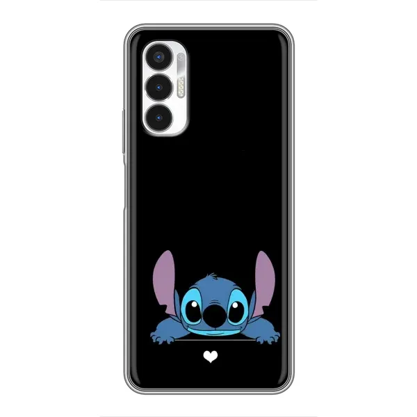 Чехол с принтом «Стич на черном» для TECNO POVA 3 (LF7n)