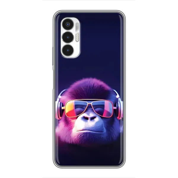 Чохол з принтом «Стильна мавпа» для TECNO POVA 3 (LF7n)