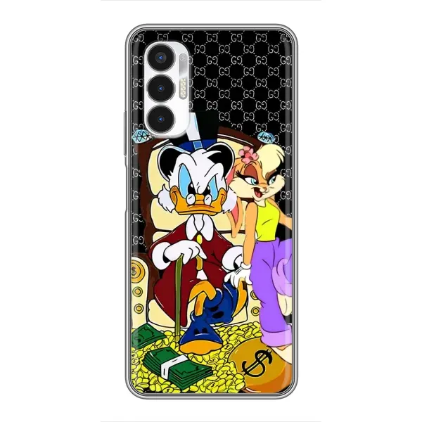 Чехол с принтом «Стильная Утка» для TECNO POVA 3 (LF7n)