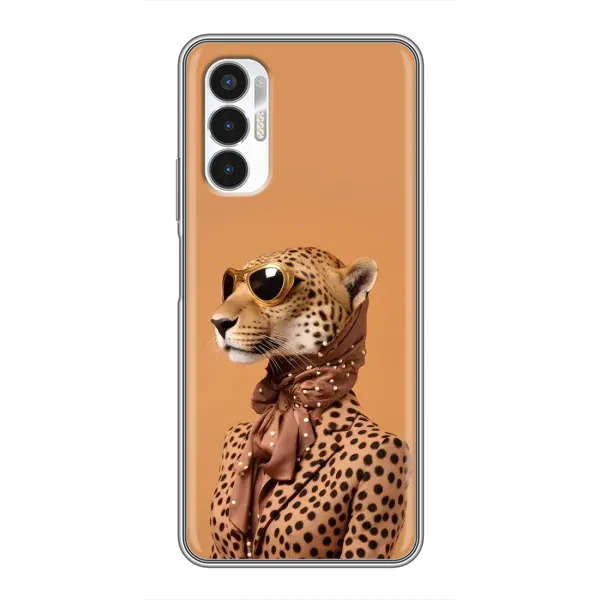 Чехол с принтом «Стильный леопард» для TECNO POVA 3 (LF7n)