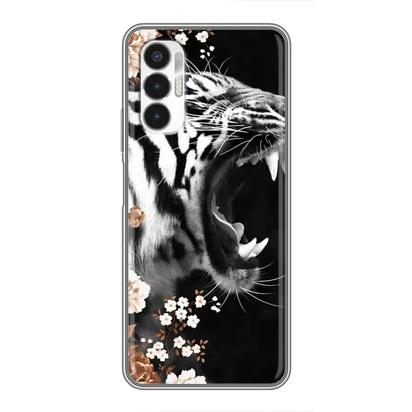 Чехол с принтом «Стильный ТИГР» для TECNO POVA 3 (LF7n)