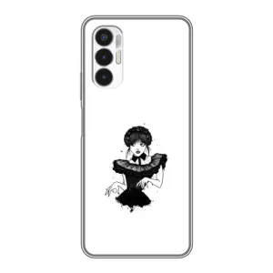 Чохли Венсдей на Tecno POVA 3 (LF7n) Уенсдей (AlphaPrint) (танець Венздей)