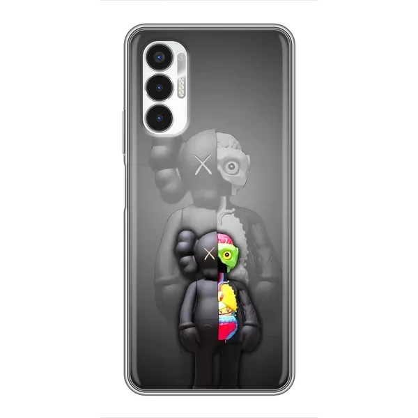Чехол с принтом «Тело Bearbrick» для TECNO POVA 3 (LF7n)
