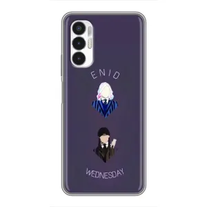 Чохли Венсдей на Tecno POVA 3 (LF7n) Уенсдей (AlphaPrint) (Венздей і подруга)