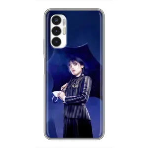 Силіконовий чохол з картинкою для Tecno POVA 3 (LF7n) (Венсдей)
