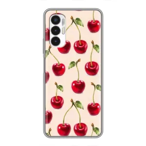 Чехлы с Фруктами для Tecno POVA 3 (LF7n) (VPrint) (Вишня)