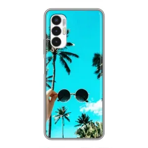 Силіконовий чохол з КАРТИНКАМИ літо для Tecno POVA 3 (LF7n) (AlphaPrint) (Погляд літо)