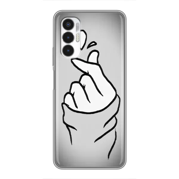 Чехол с принтом «Значок Love» для TECNO POVA 3 (LF7n)