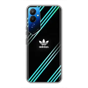 Чехлы Адидас для Tecno POVA 4 (LG7n) (AlphaPrint) (Адидас с полосами)