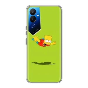 Чехол с Симпсонами для Tecno POVA 4 (LG7n) (VPrint)