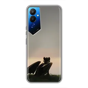 Чехол как приручить дракона на Tecno POVA 4 (LG7n) (Беззубик)