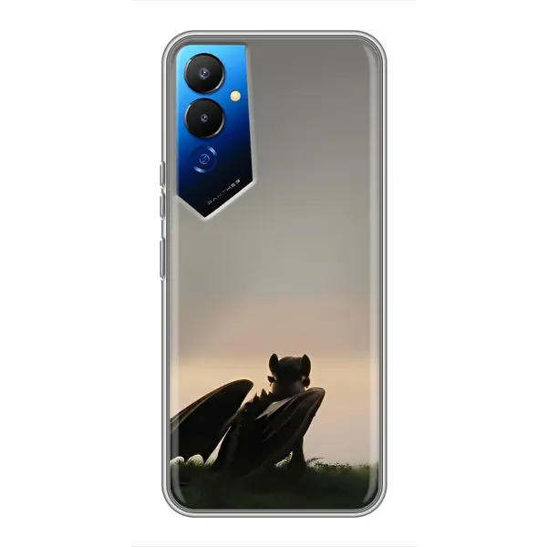 Чехол с принтом «Беззубик» для TECNO POVA 4 (LG7n)