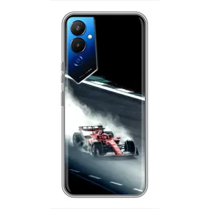 Чехол Формула1 на Tecno POVA 4 (LG7n) (Болид гоночный)