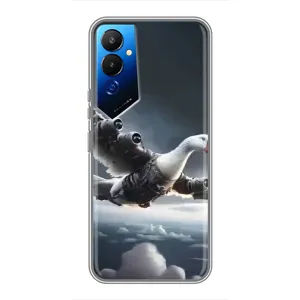 Чохол з мемом Тралалело тралала на Tecno POVA 4 (LG7n) (Бомбардіні гусіні)