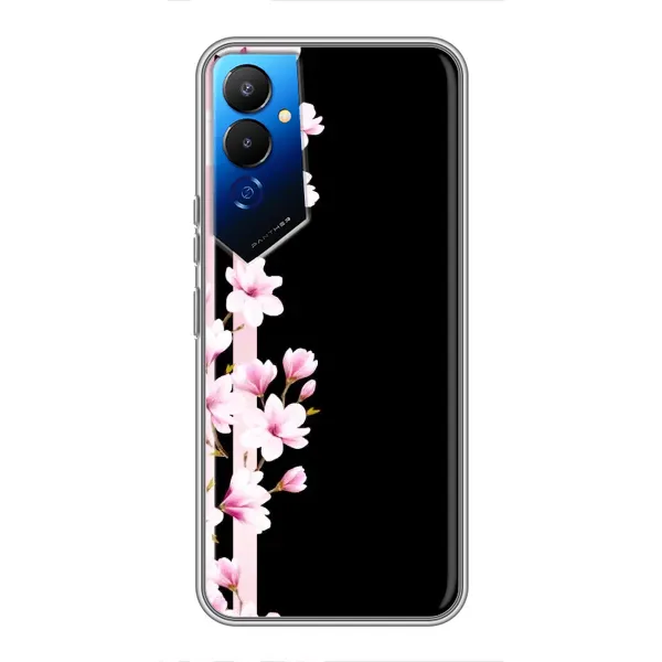 Чехол с принтом «Цветочки» для TECNO POVA 4 (LG7n)