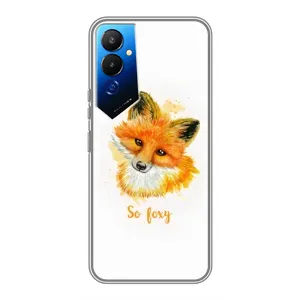 Чехлы с картинкой Лисички для Tecno POVA 4 (LG7n) (VPrint) (Девочка Лиса)