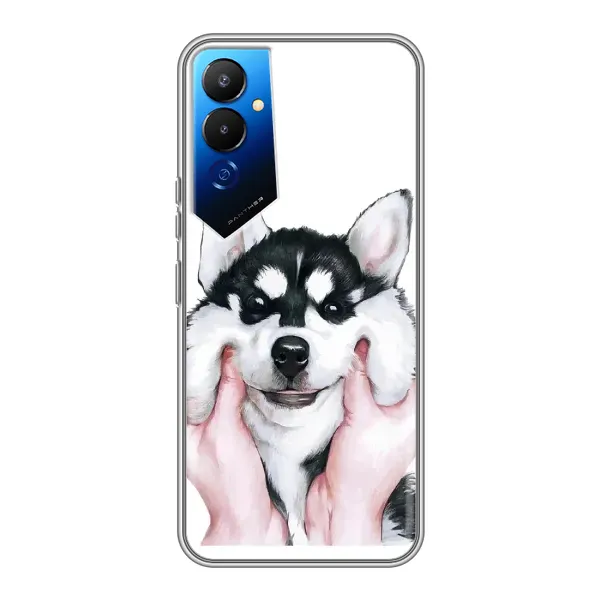 Чехол с принтом «Довольный Хаски» для TECNO POVA 4 (LG7n) Чехол с принтом «Довольный Хаски» для TECNO POVA 4 (LG7n)