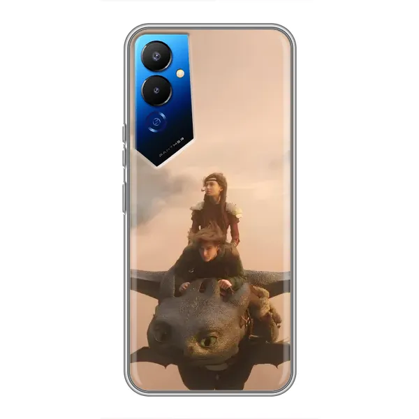 Чехол с принтом «Фильм дракон» для TECNO POVA 4 (LG7n)