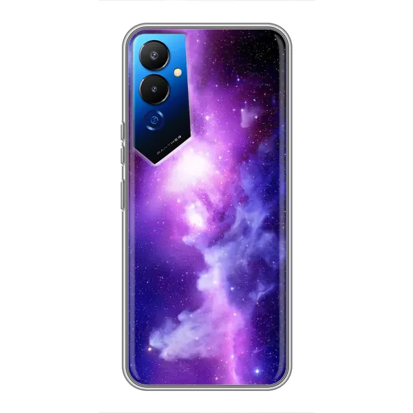 Чехол с принтом «Галактика» для TECNO POVA 4 (LG7n)