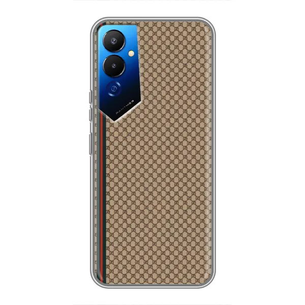 Чехол с принтом «Гуччи полоса» для TECNO POVA 4 (LG7n)