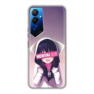 Чехлы Персонажи Аниме Наруто для Tecno POVA 4 (LG7n) (AlphaPrint) (Hentai chan)