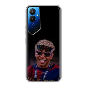 Чехол с футболистом Ламин Ямаль Tecno POVA 4 (LG7n) (Yamal)